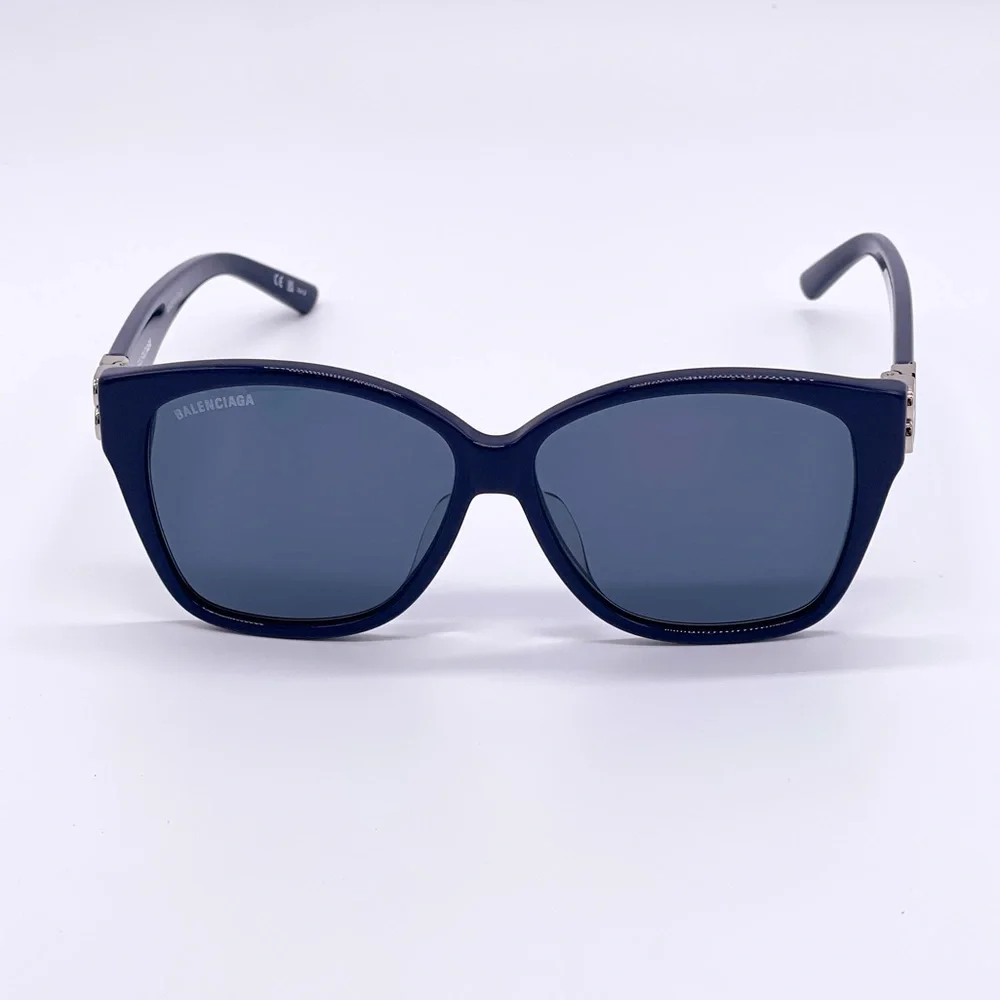 NEW BB0135SA 004 WOMEN BLUE BALENCIAGA SUNGLASSES BB0135S